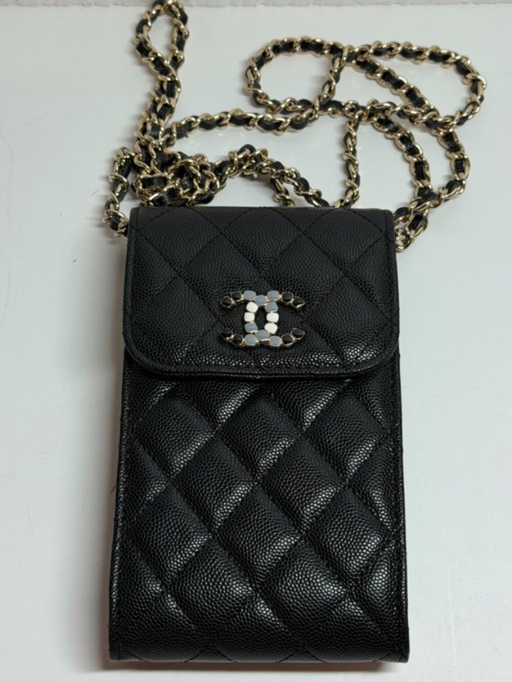 Chanel Crystal Cc Flap Phone Holder
